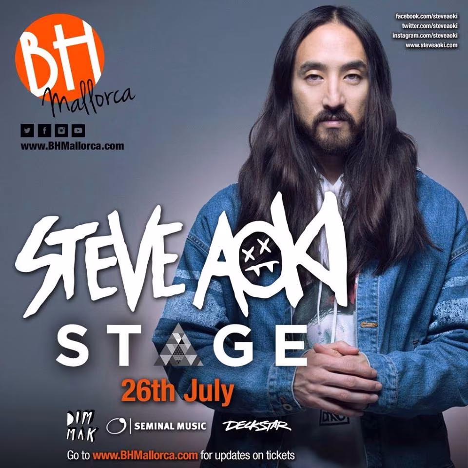 STEVE AOKI AT STAGE+BCM