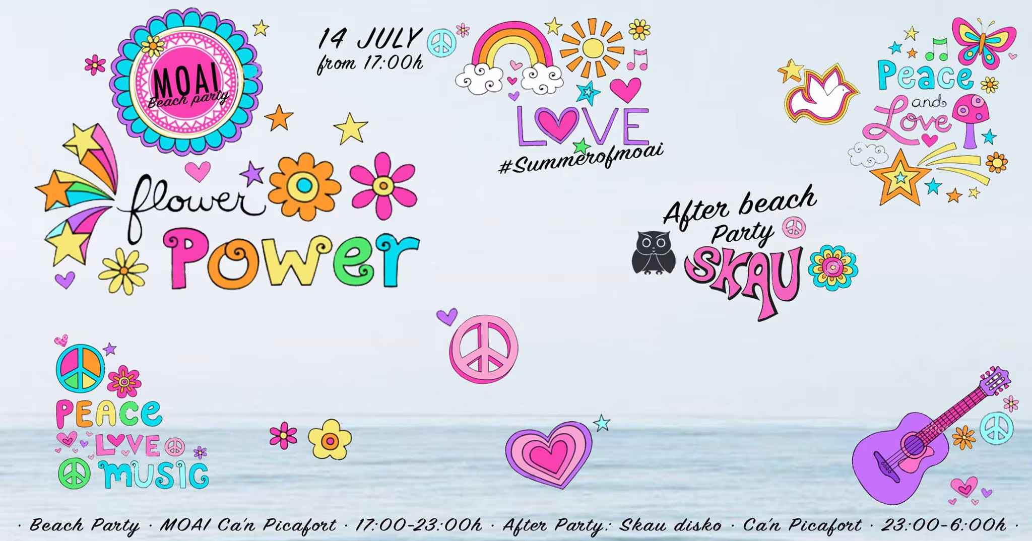 Flower POWER en Moai