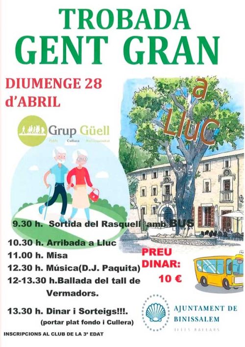 Encuentro de Gente Mayor en Lluc