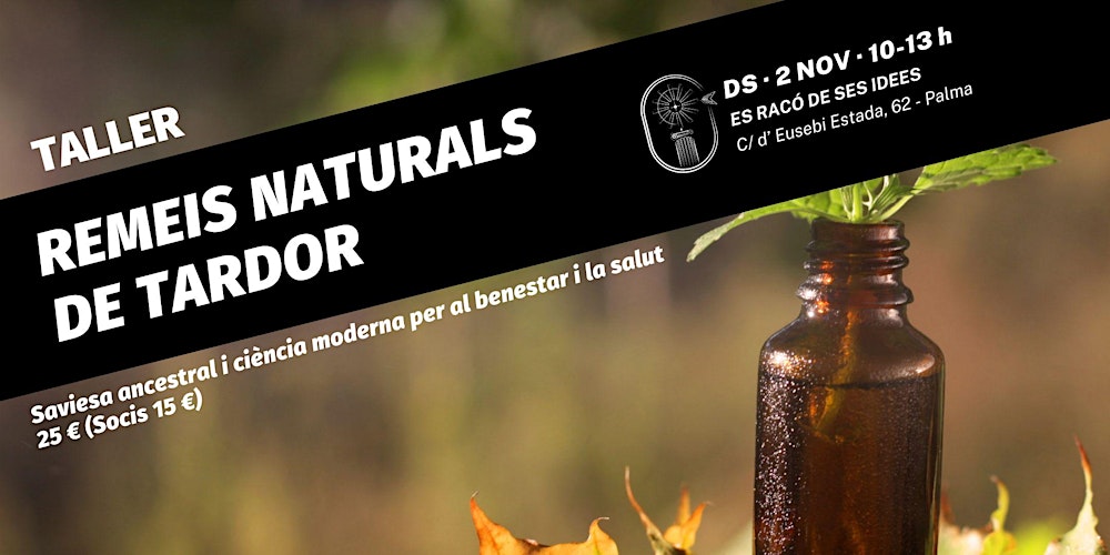 Taller de remedios naturales de otono