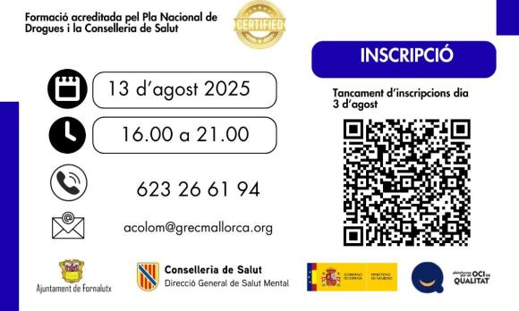 Fornalutx, Curs de dispensacio responsable de begudes alcoholiques