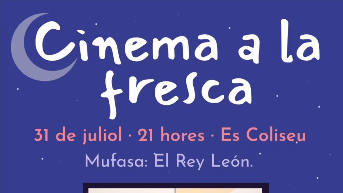 CINEMA A LA FRESCA - MUFASA