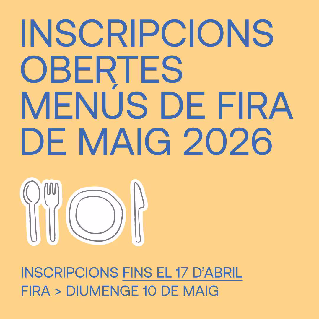 Inscripcions Menú de Fira | FDM26