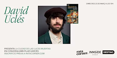 David Uclés presenta 'La ciudad de las luces muertas'
