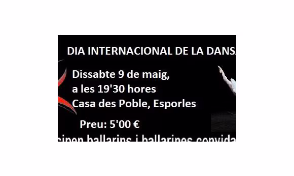 DIA INTERNACIONAL DE LA DANSA 2026